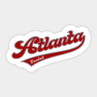 Atlanta Baseball Sticker